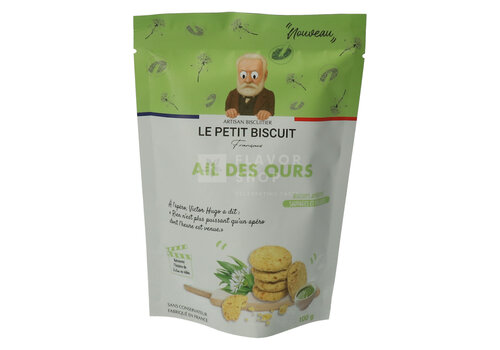 Le Petit Biscuit Biscuits apéritifs à l'ail des ours 100 g