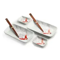 Crane Bird Sushi Set for 2 - Gift Box