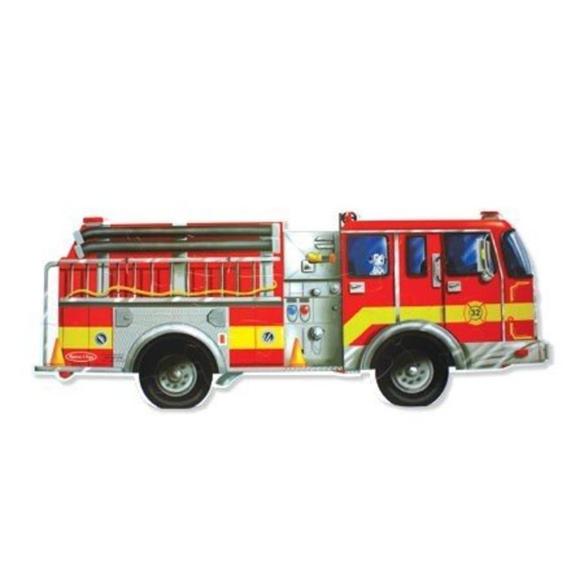 Vloerpuzzel brandweerauto (24st)