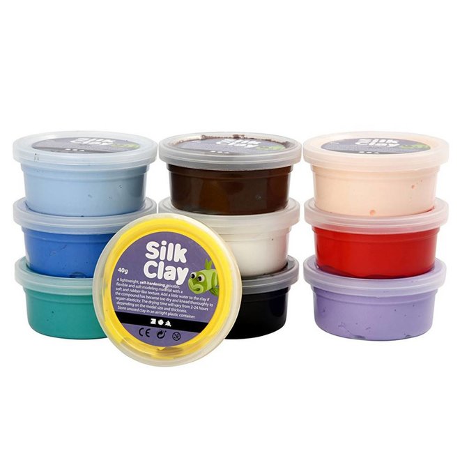 Silk Clay pakket basiskleuren (10st)