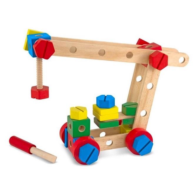 Houten constructie set (48st)