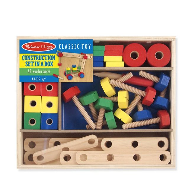 Houten constructie set (48st)