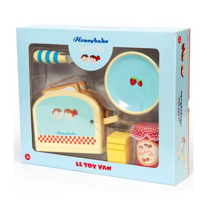 Houten broodrooster Honeybake Toaster Set