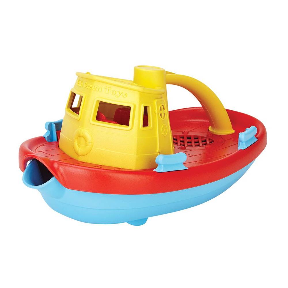 Bad oase speelgoed Green Toys Boot geel - Badspeelgoed van veilig plastic - De Speelgoedwinkel