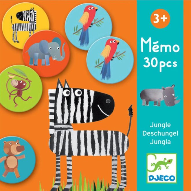 Memory spel jungle 2+
