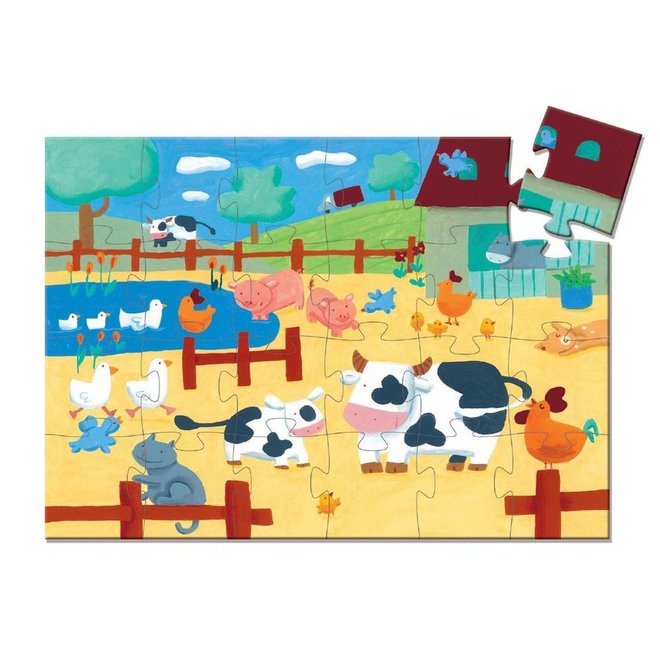 Puzzel - De koeien op de boerderij (24st) 3+