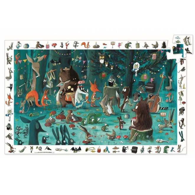 Puzzel & poster - Bos orkest (35st) 3+