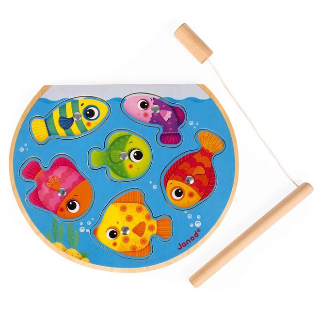 Vissen puzzel spel
