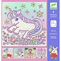 Djeco Sjablonen eenhoorn & fantasiewereld