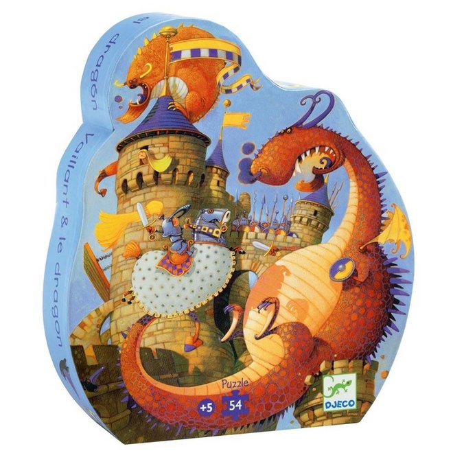 Puzzel draak & kasteel (54st) 5+