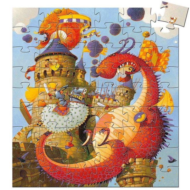 Puzzel - De held en de draak (54st) 5+