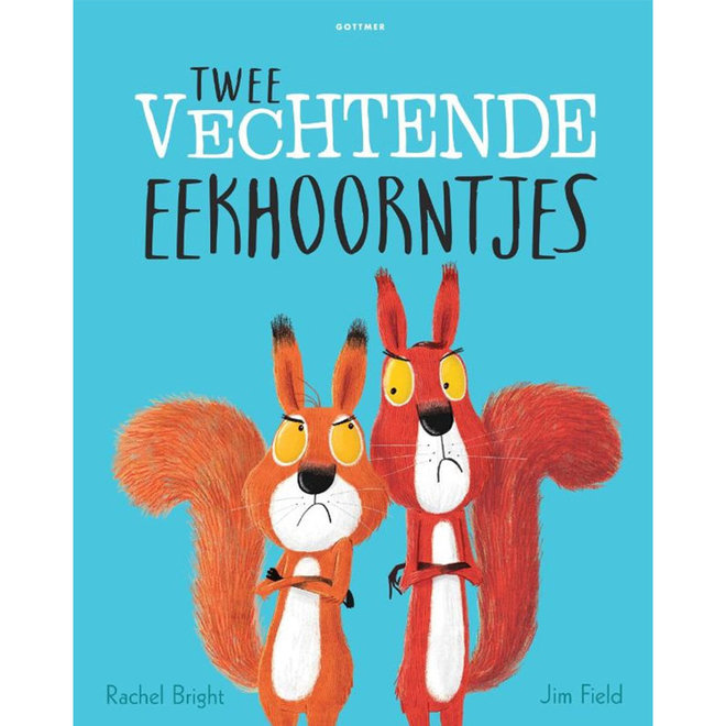 Twee vechtende eekhoorntjes