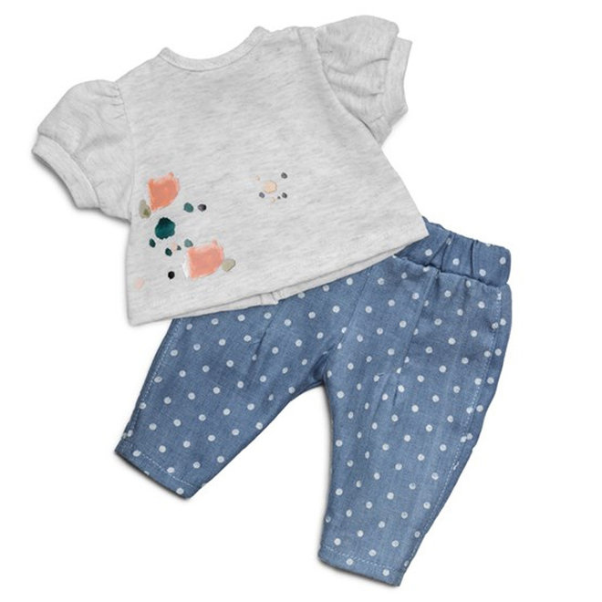 Lillan poppenkleding jeans & t-shirt (voor pop 36-40cm)