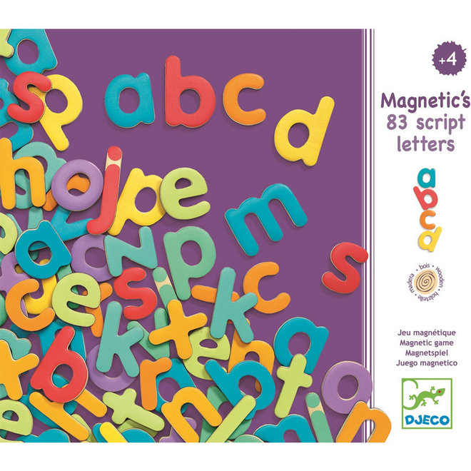 Djeco Lettermagneten kleine letters (83st) 4+