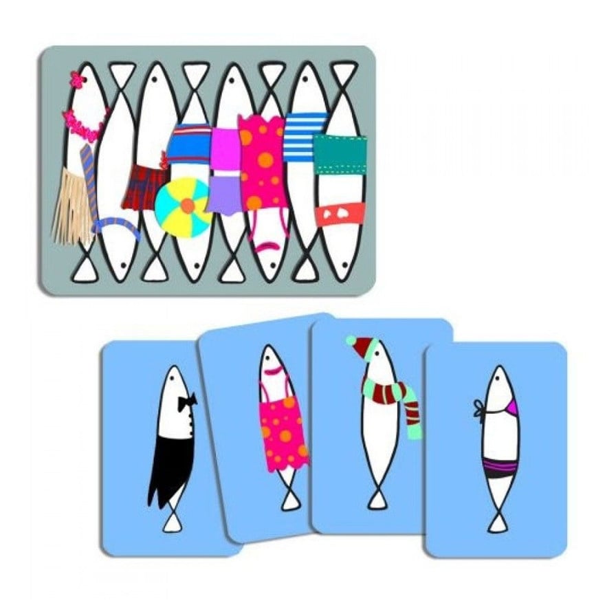 Djeco Kaartspel Sardines memory (5-99 jaar)