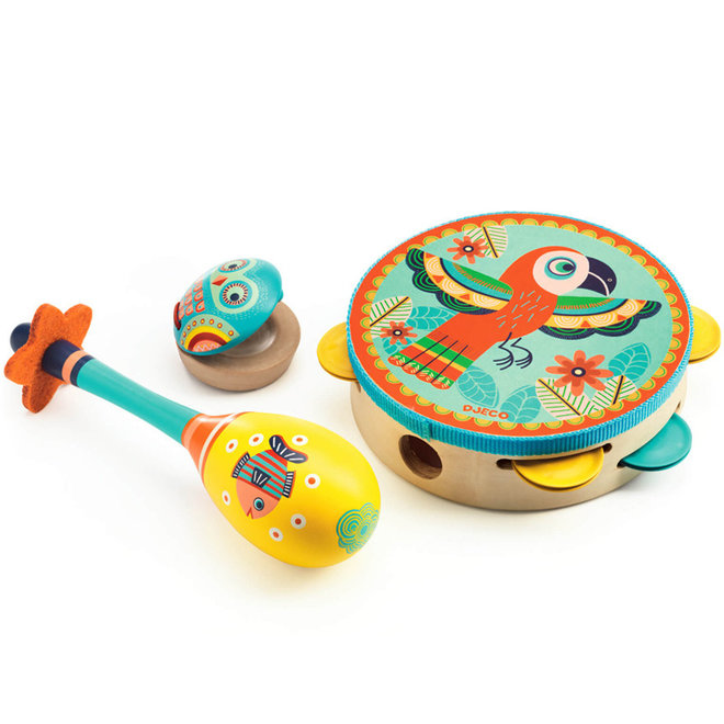 Djeco Muziekinstrumenten Animambo (3st) 3+