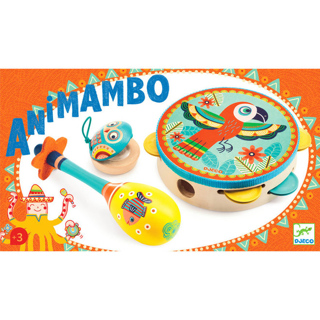 Djeco Muziekinstrumenten Animambo (3st) 3+