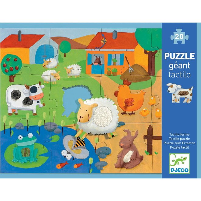 Vloerpuzzel boerderij (20st) 3+