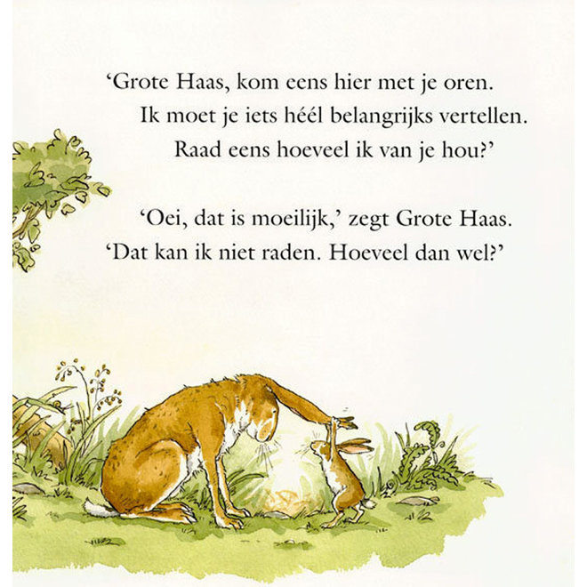 Raad eens hoeveel ik van je hou