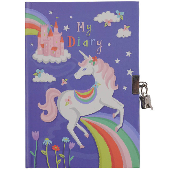 Dagboek met slot - Unicorn