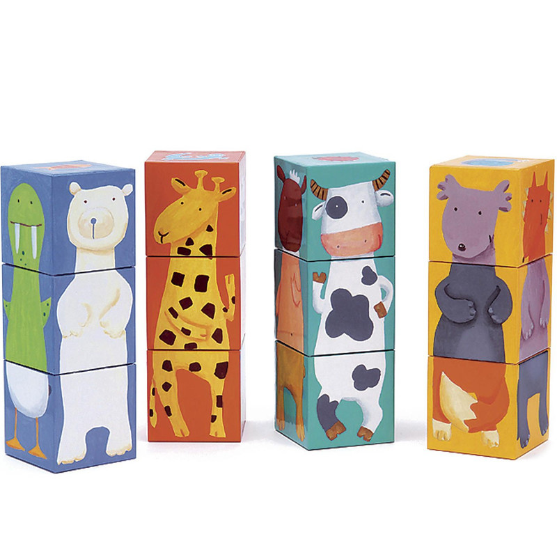Stapel blokken dieren mix 3+ De Speelgoedwinkel