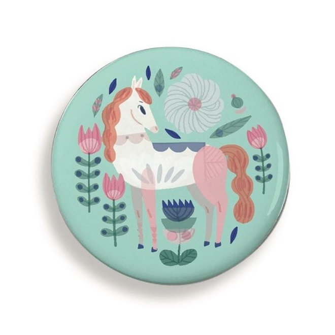 Buttons paarden Lucille