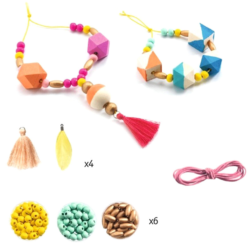 werkelijk voor speelgoed Sieraden maken - Geometrische kralen & kwastjes 8+ - De Speelgoedwinkel