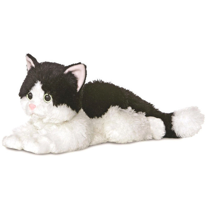 Knuffel kat zwart/wit Oreo (30cm)