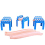 Treinbaan brug constructie set
