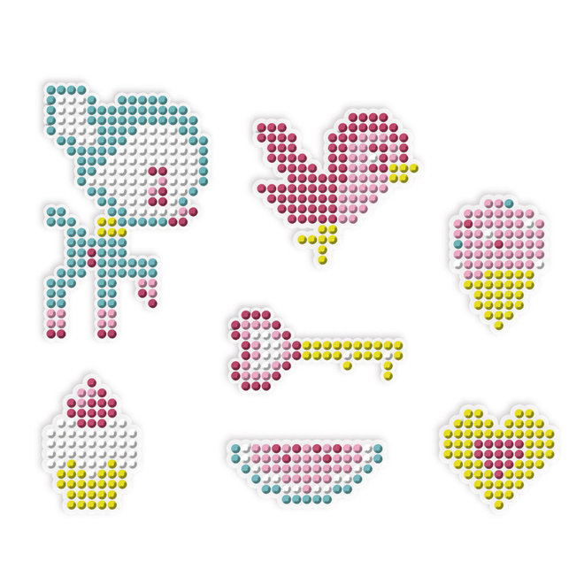 Janod Atelier - Diamond painting stickers 7+