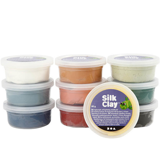 Silk Clay pakket natuur (10st)