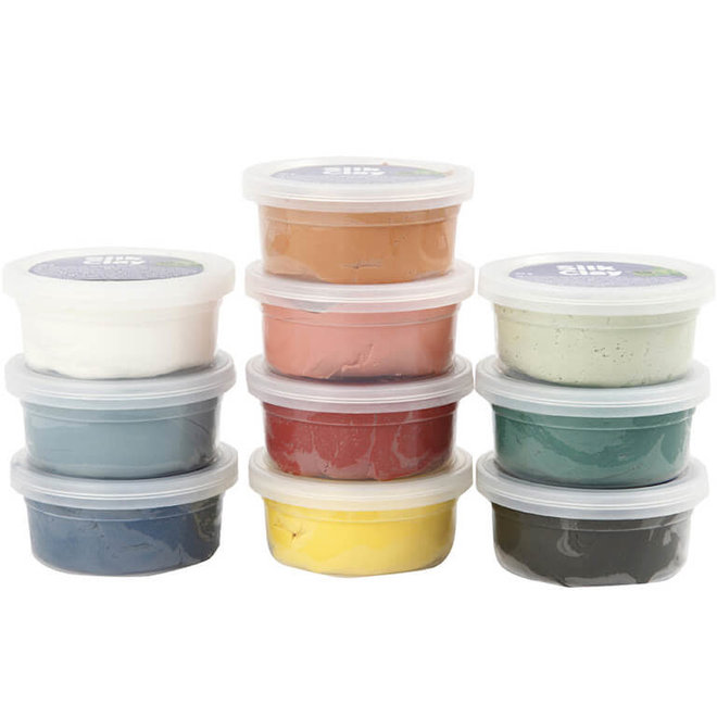 Silk Clay pakket natuur (10st)