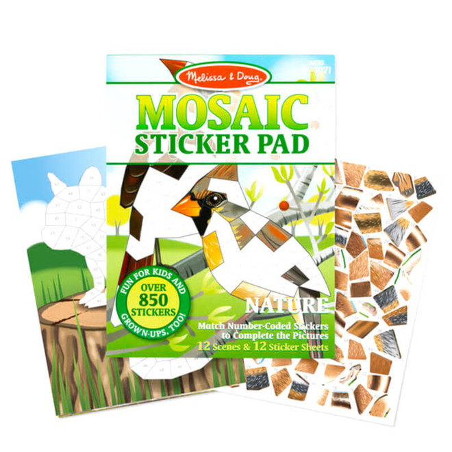 Mozaïek stickerboek natuur 7+