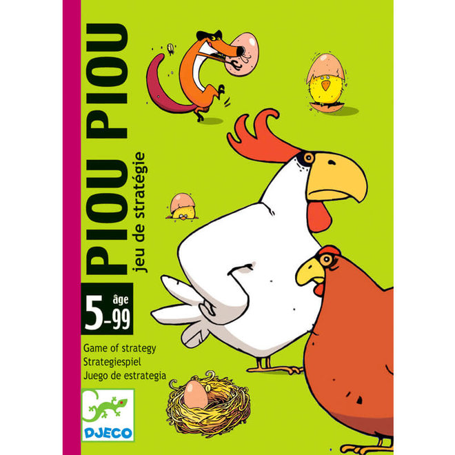 Kaartspel kippen & vos (5-99 jaar)