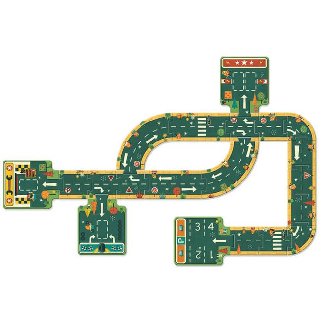 Djeco Vloerpuzzel Autoweg