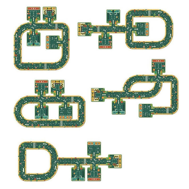 Djeco Vloerpuzzel Autoweg