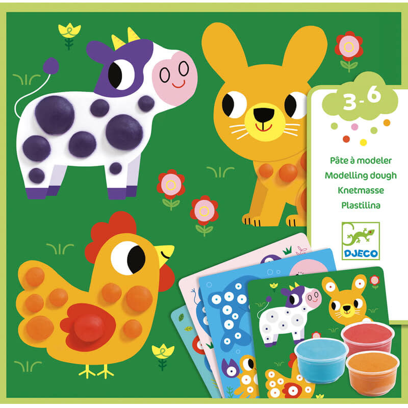 Djeco Knutselset Klei Dieren De Speelgoedwinkel