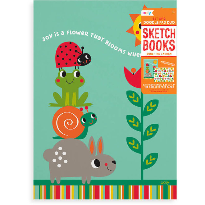 Schetsboeken tuin (2st)