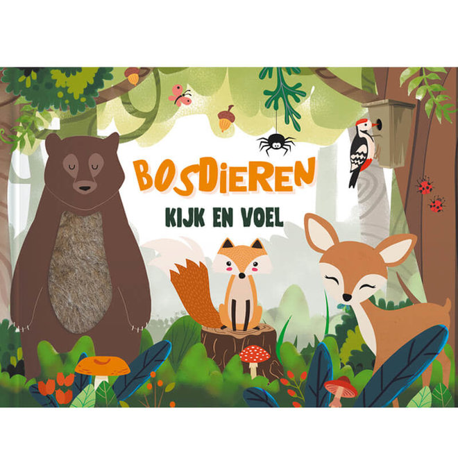 Kijk en voel ­- Bosdieren