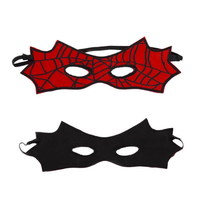 Spiderman / Batman cape & masker (4-6 jaar)