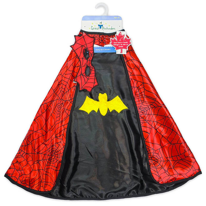 Spiderman / Batman cape & masker (4-6 jaar)