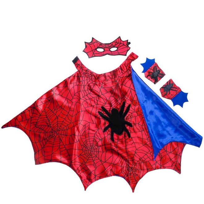 Spiderman cape set (3-4 jaar)