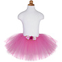 Rok tutu met bloemen roze (4-7 jaar)