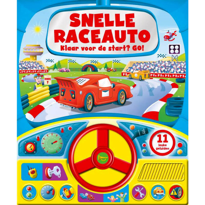 Snelle raceauto - Geluidenboek