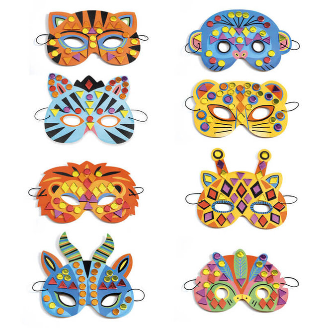 DIY knutselset dierenmaskers 4+