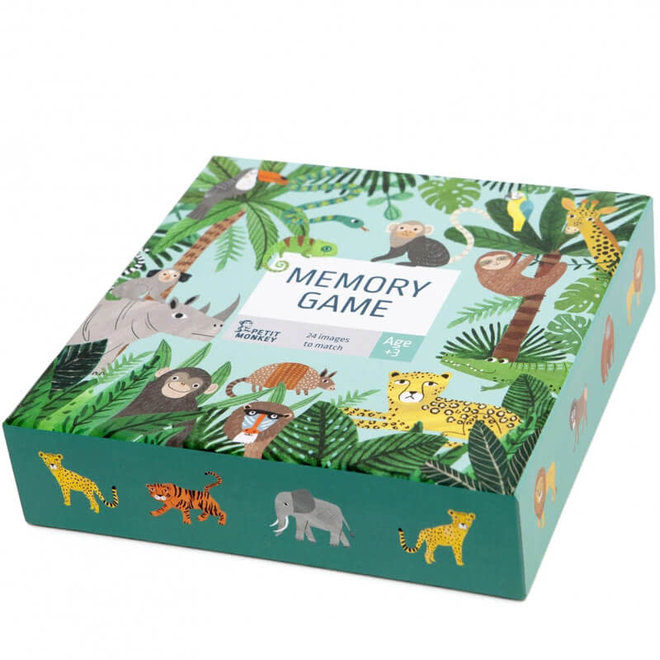 Memo spel jungle dieren 3+