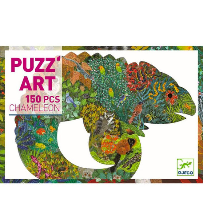 Djeco Puzzel 150 stukjes - Kameleon