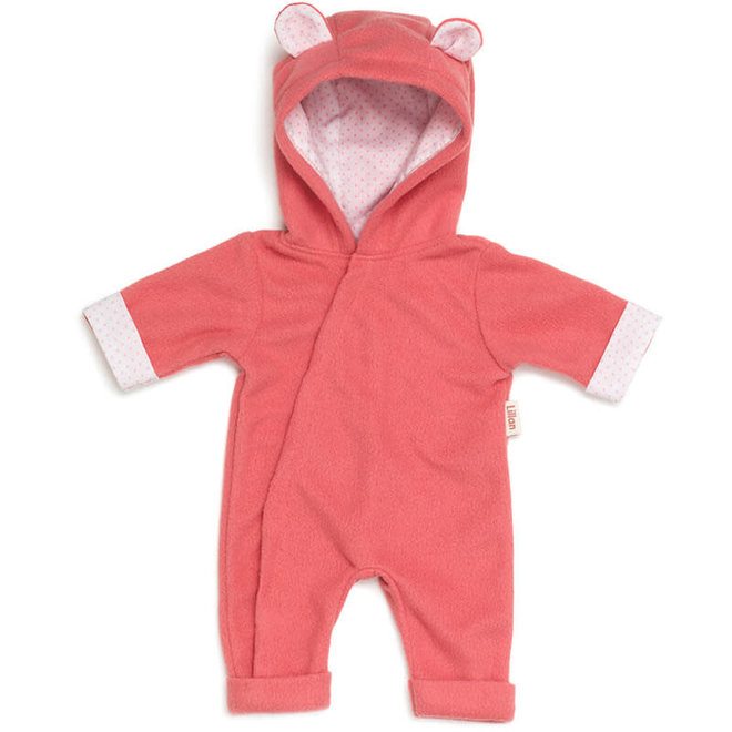 Poppenkleding onesie met oortjes (voor pop 36cm)