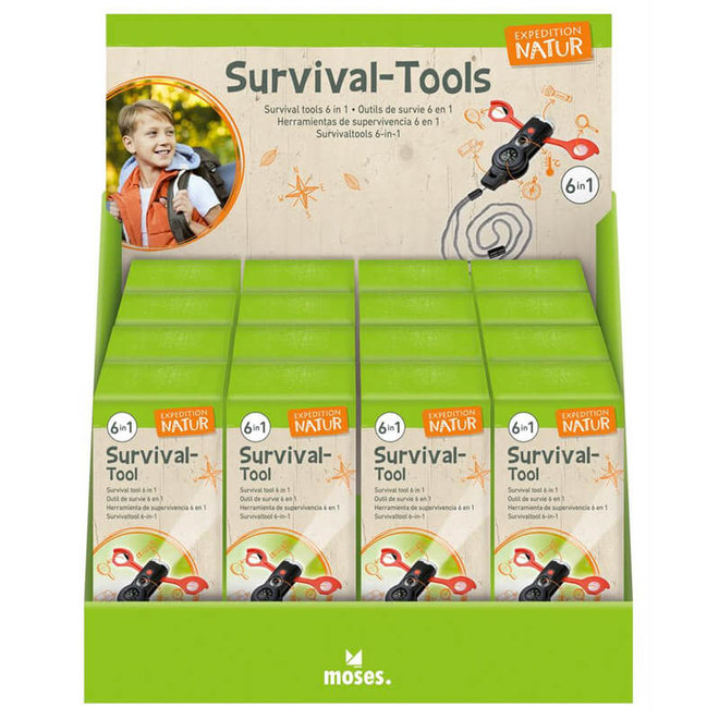 Survival tool 6-in-1 - Expeditie Natuur