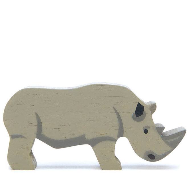 Houten safaridier - Neushoorn